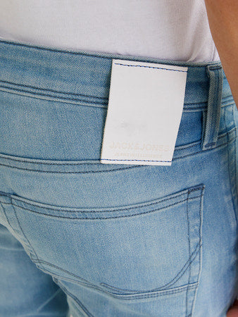 Γαλάζιο Slim Fit Denim JJ