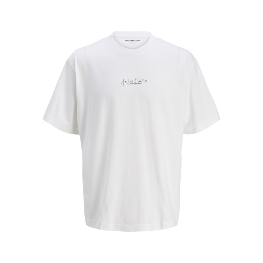 Minimal T-shirt Με Ανάγλυφο Logo
