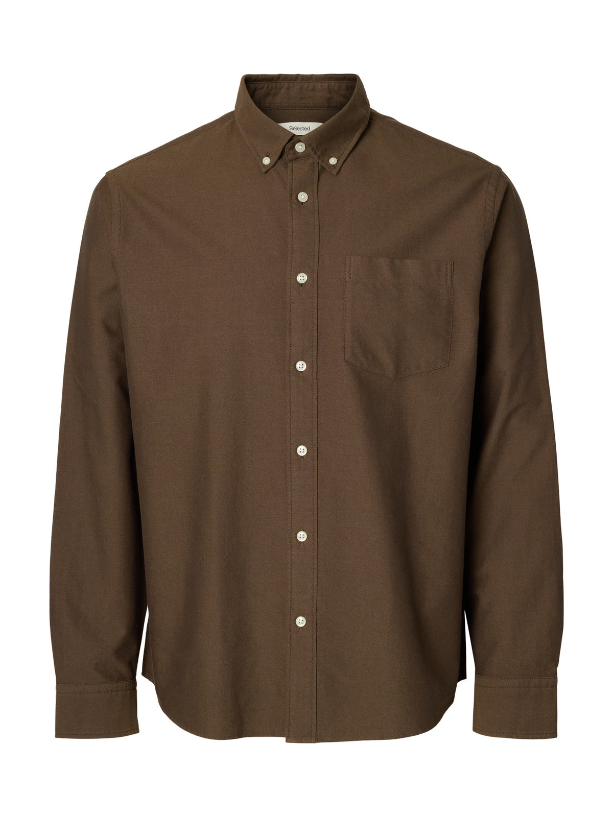 Βαμβακερό Button-Down Πουκάμισο Selected