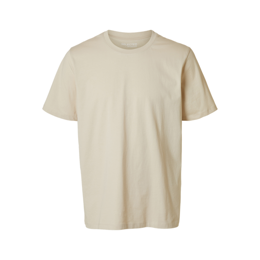 Βαμβακερό T-shirt Selected