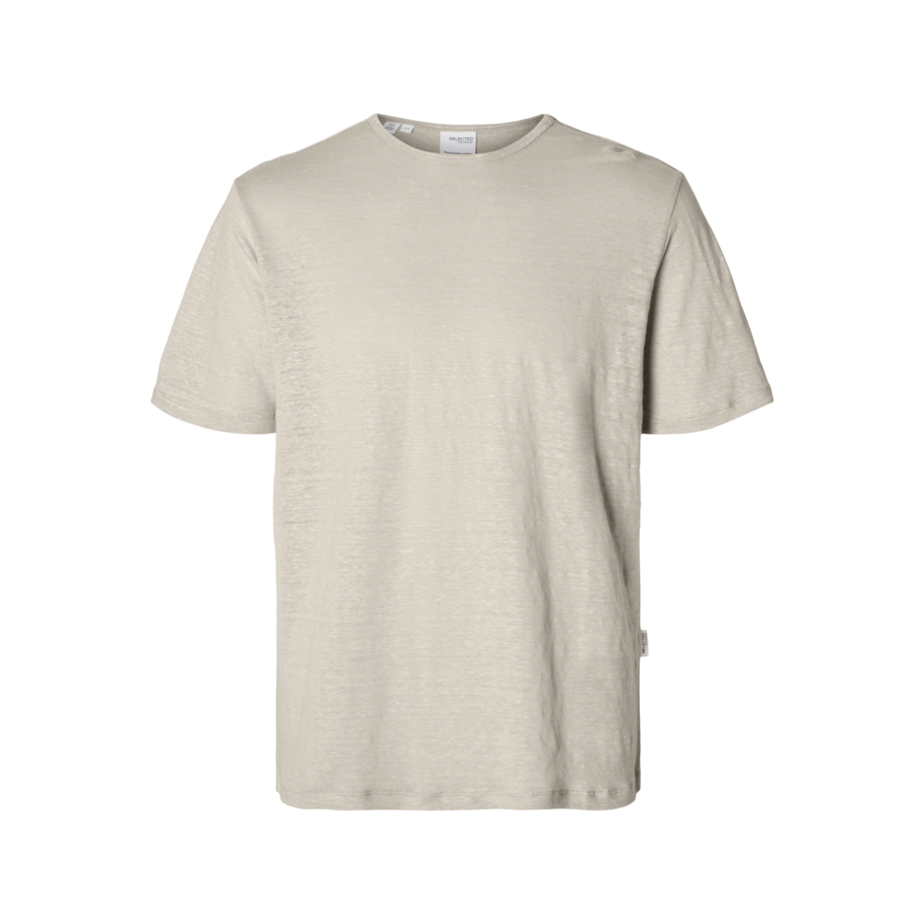 Λινό Μοντέρνο T-shirt Selected
