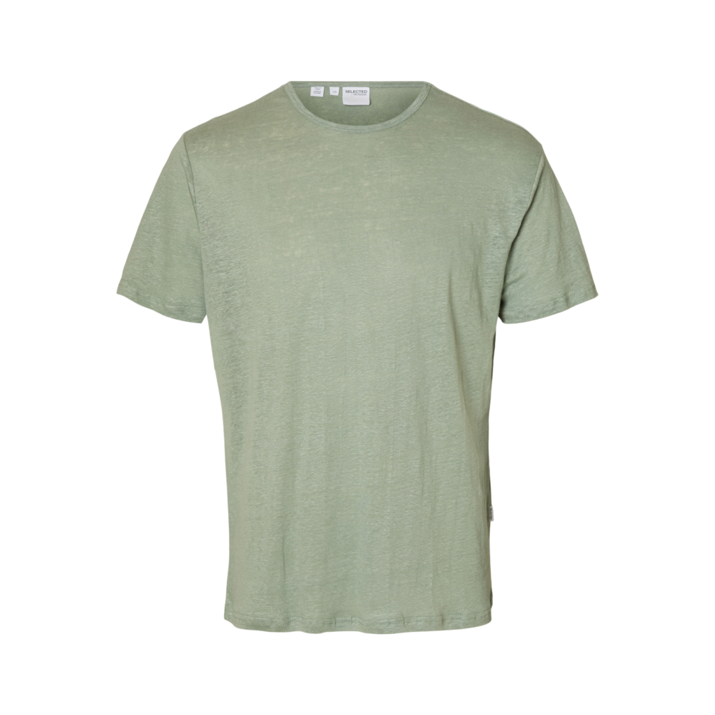 Λινό Μοντέρνο T-shirt Selected
