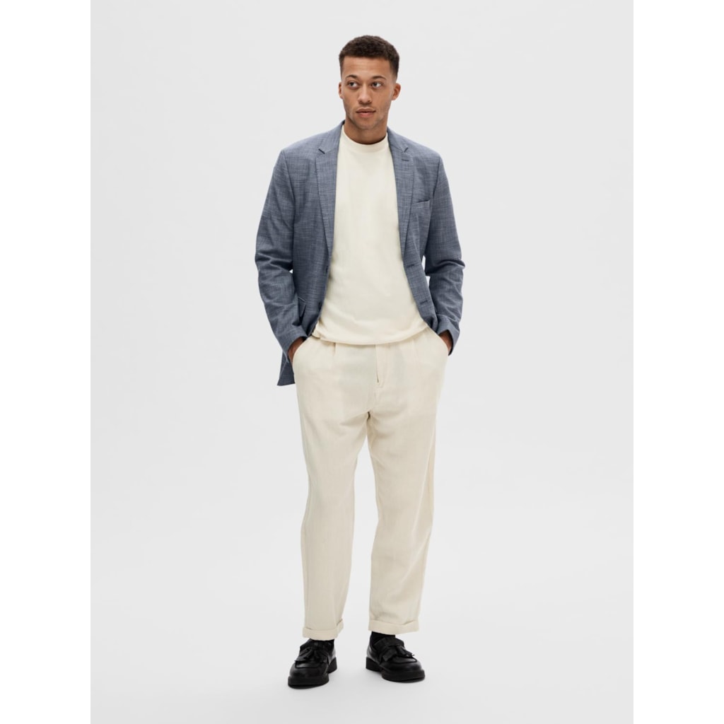 Λινό Loose Παντελόνι Selected