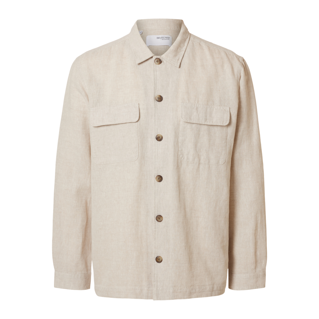 Λινό Overshirt Selected