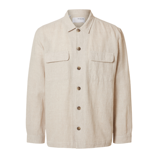 Λινό Overshirt Selected