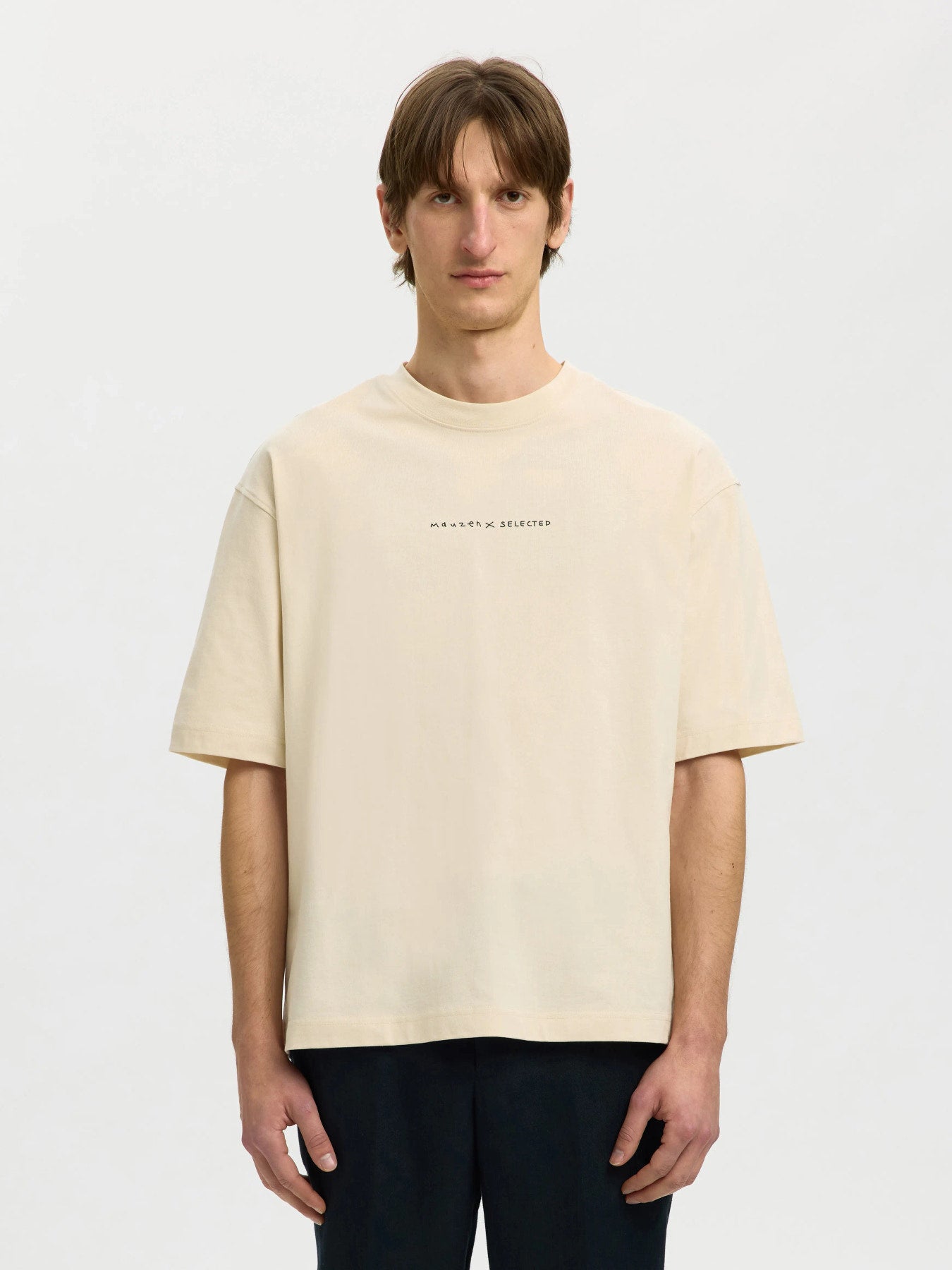 Oversized T-Shirt με Back Print Selected