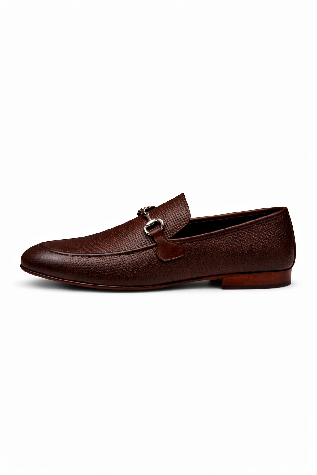 Δερμάτινα Loafers με Μεταλλικό Detail Made in Italy