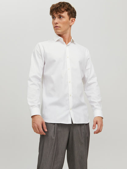 Non iron Βαμβακερό Πουκάμισο JJ