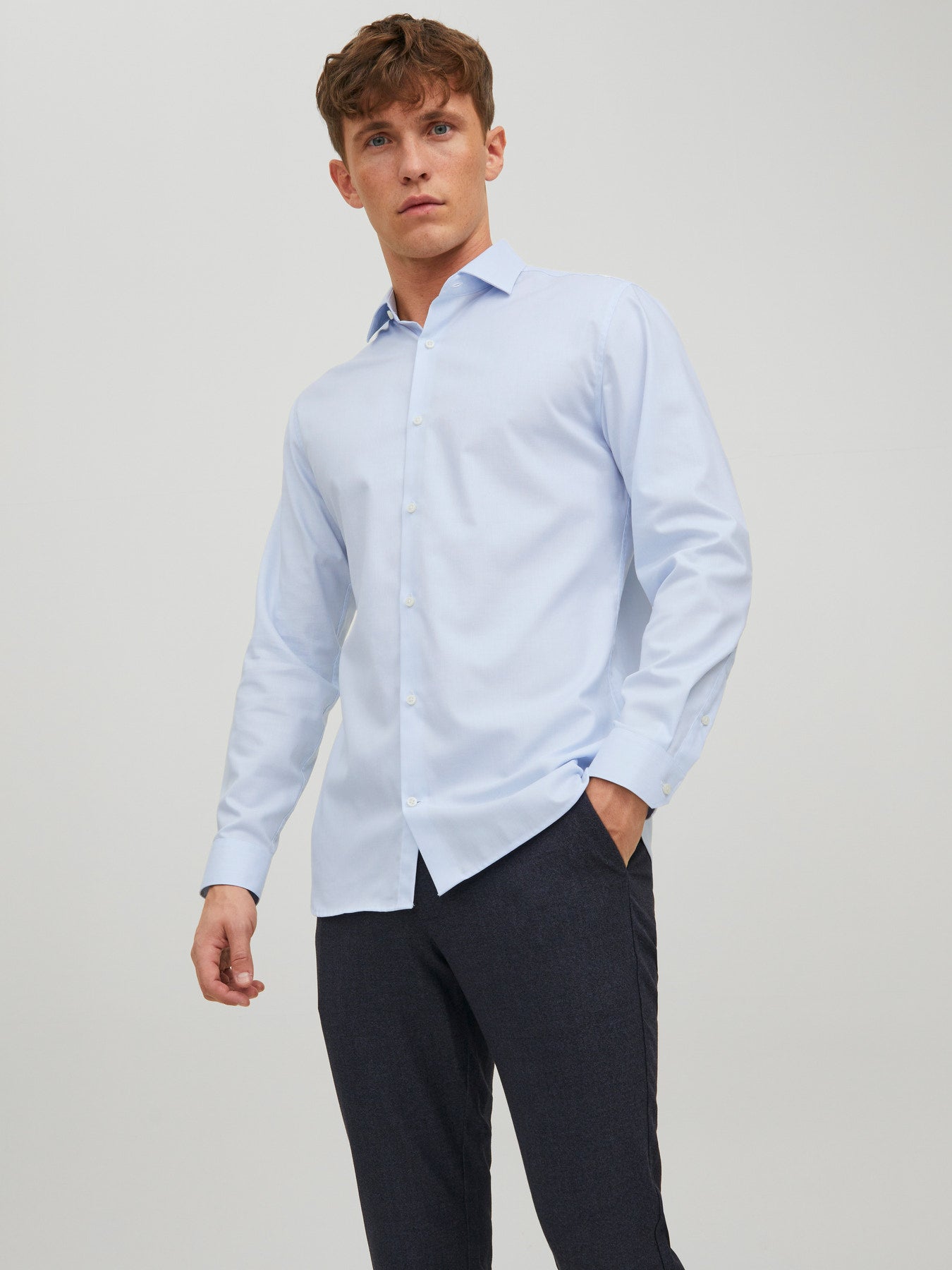 Non iron Βαμβακερό Πουκάμισο JJ