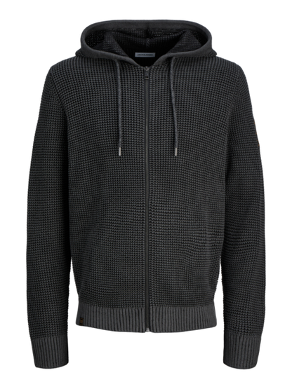 Πλεκτή Ζακέτα με Κουκούλα JJ