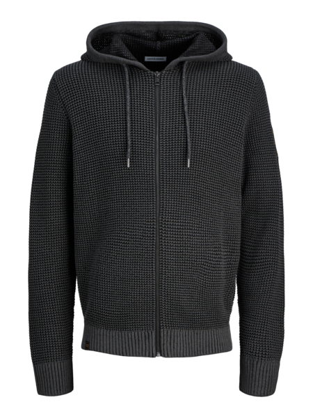 Πλεκτή Ζακέτα με Κουκούλα JJ