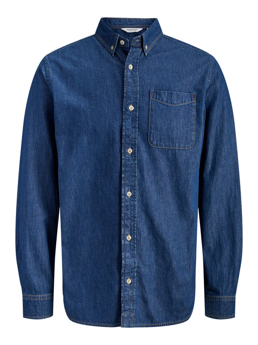 Μπλε Denim Πουκάμισο JJ