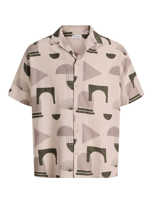 Κοντομάνικο Πουκάμισο με Print JJ