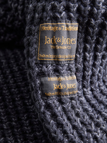 Πλεκτό με Ψηλό Γιακά και Half Zip JJ
