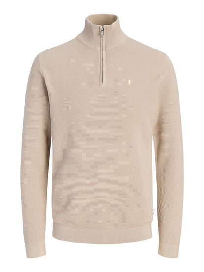 Πλεκτό με Φερμουάρ Half-Zip JJ