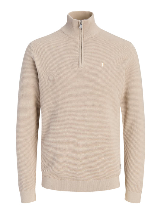 Πλεκτό με Φερμουάρ Half-Zip JJ