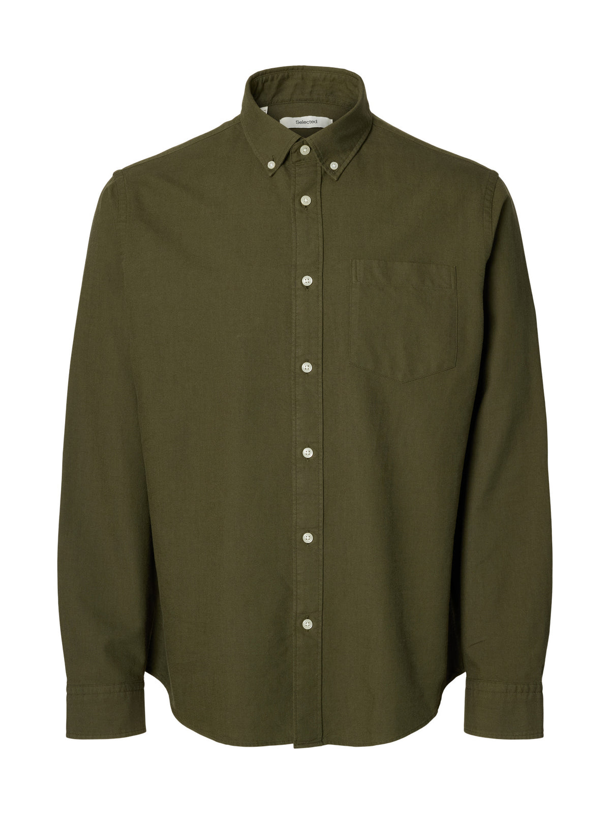 Βαμβακερό Button-Down Πουκάμισο Selected