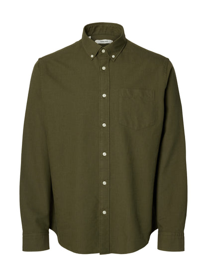 Βαμβακερό Button-Down Πουκάμισο Selected