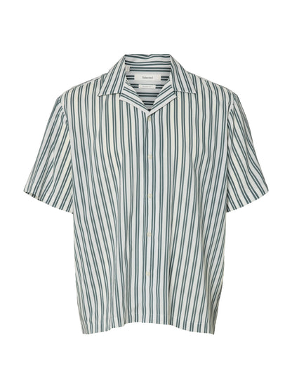 Ριγέ Κοντομάνικο Πουκάμισο Selected