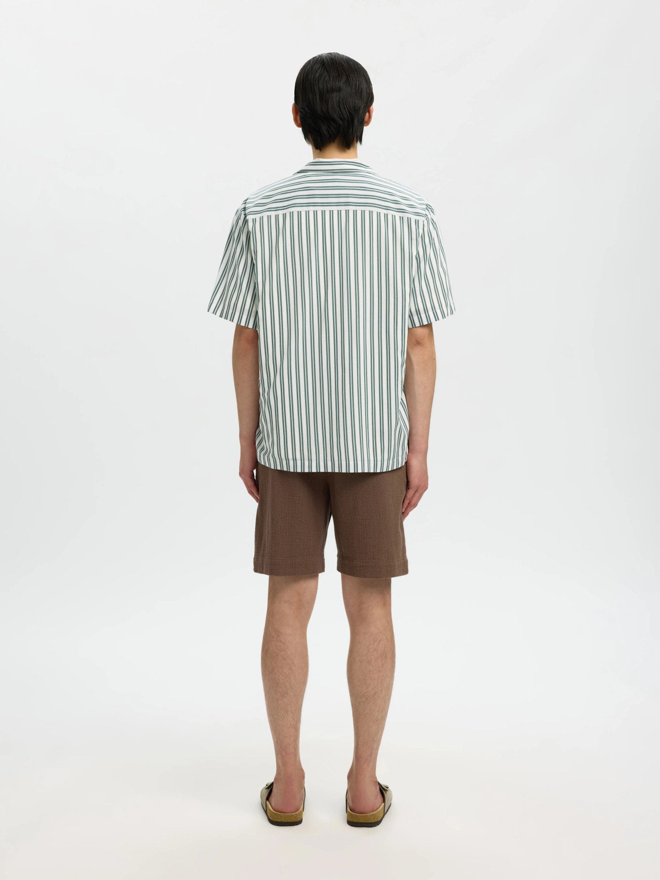 Ριγέ Κοντομάνικο Πουκάμισο Selected