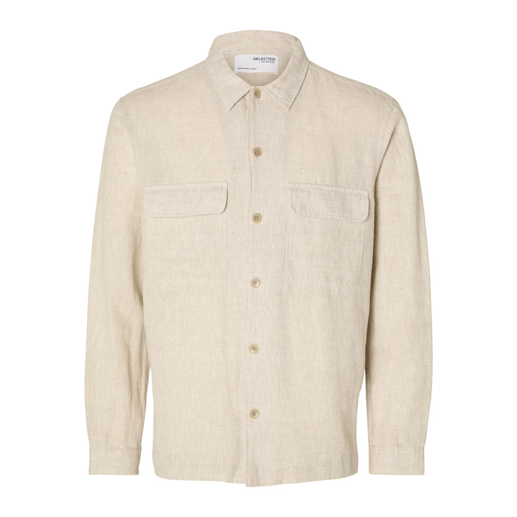 Λινό Overshirt Selected