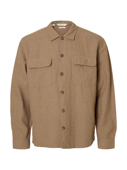 Λινό Overshirt Selected