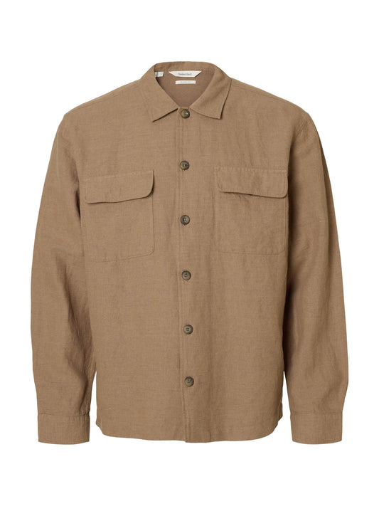 Λινό Overshirt Selected