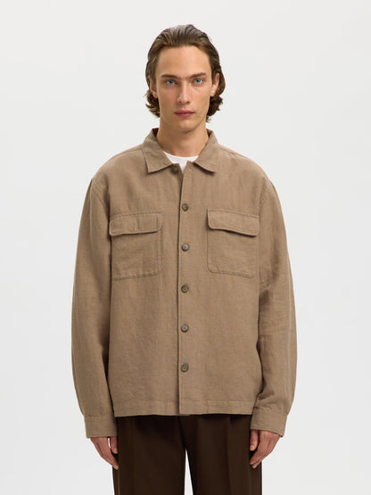 Λινό Overshirt Selected