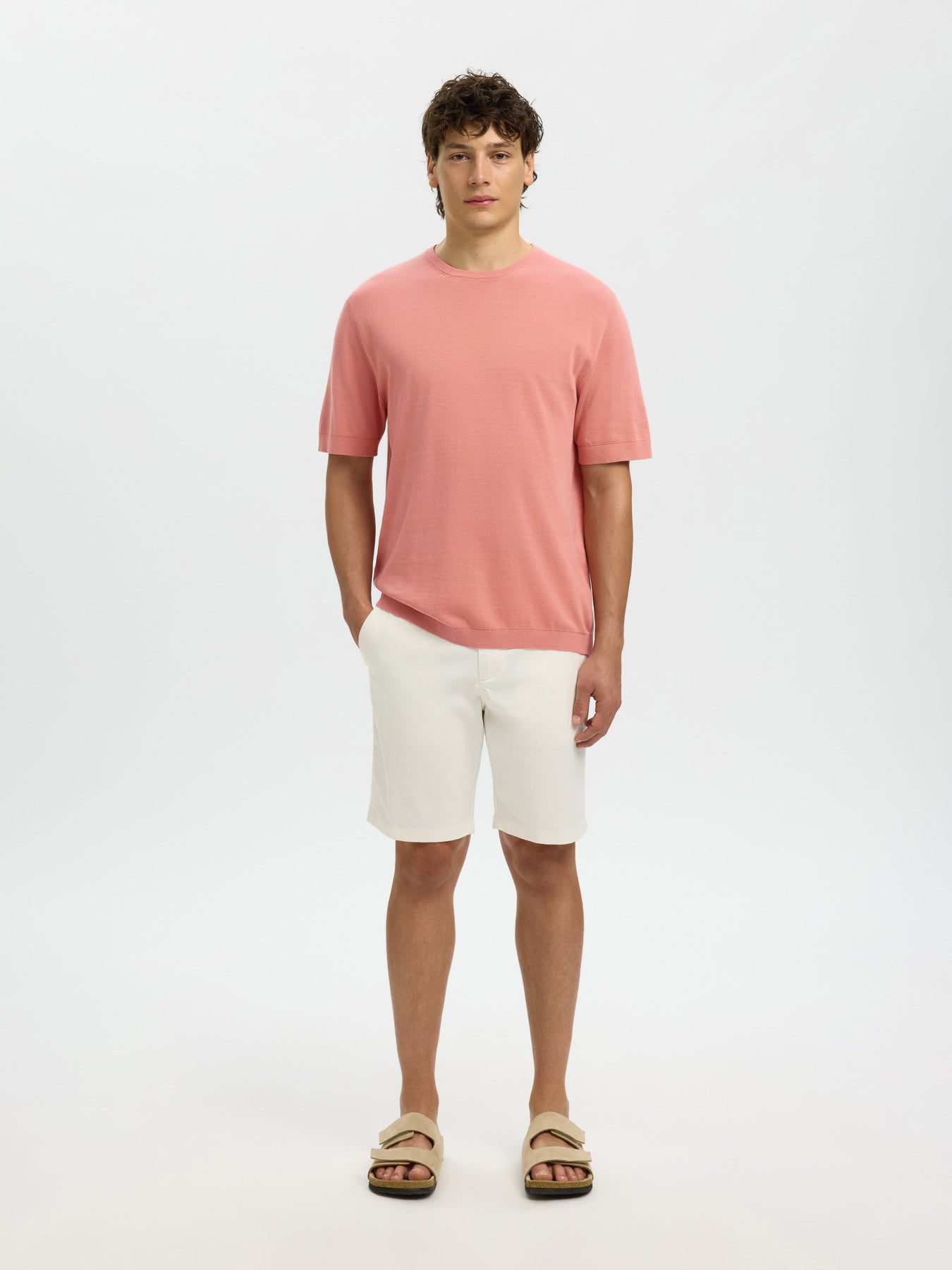 Πλεκτό T-shirt Selected