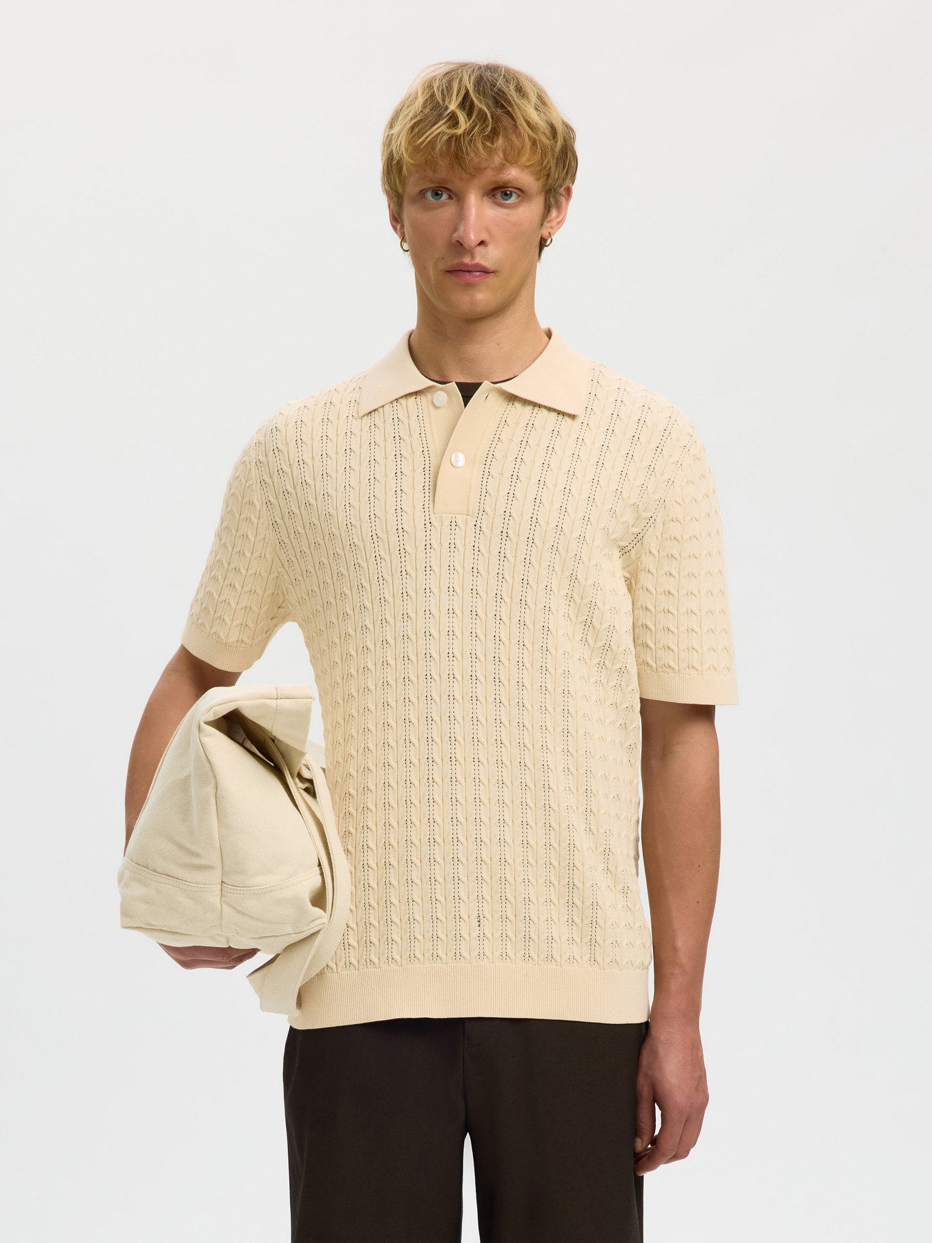 Πλεκτό Polo Selected