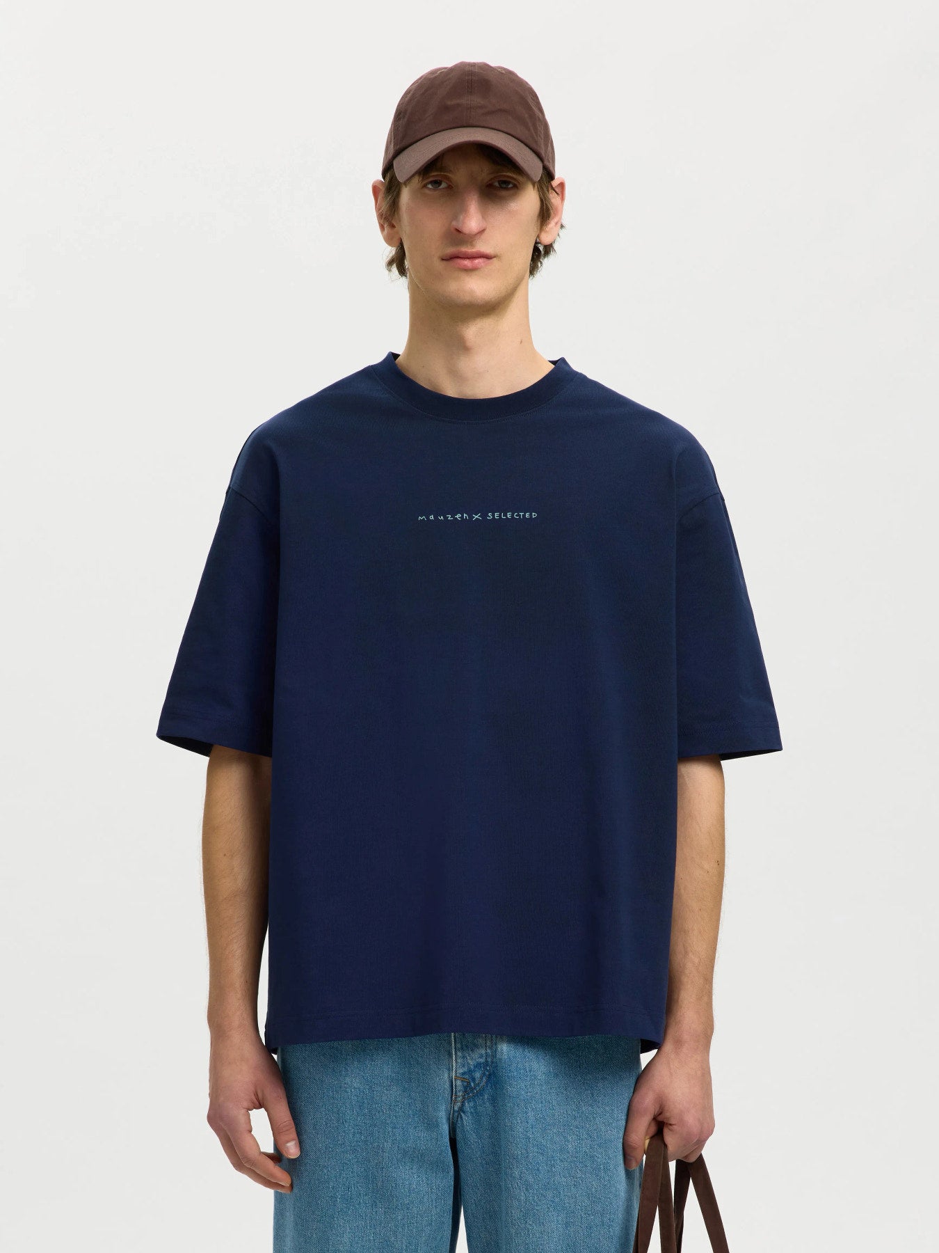 Oversized T-Shirt με Back Print Selected