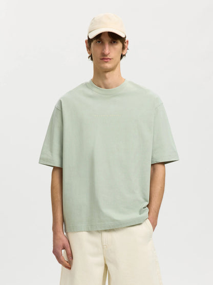 Oversized T-Shirt με Back Print Selected