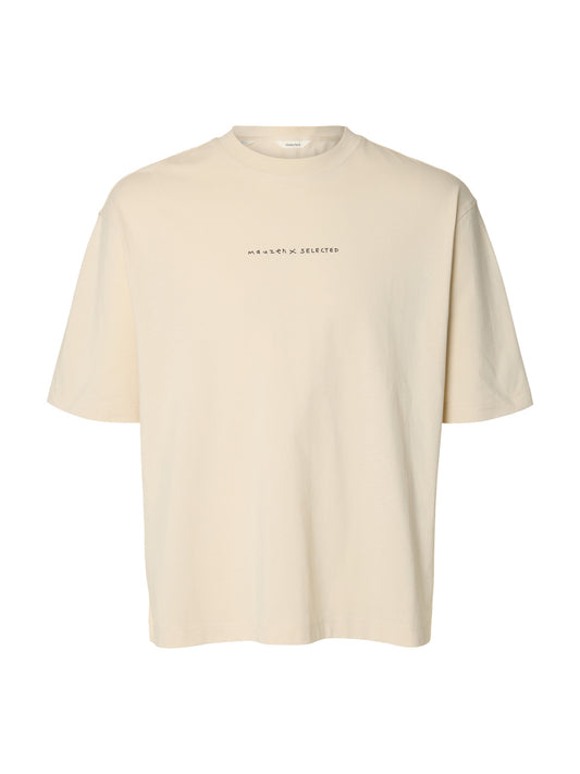 Oversized T-Shirt με Back Print Selected