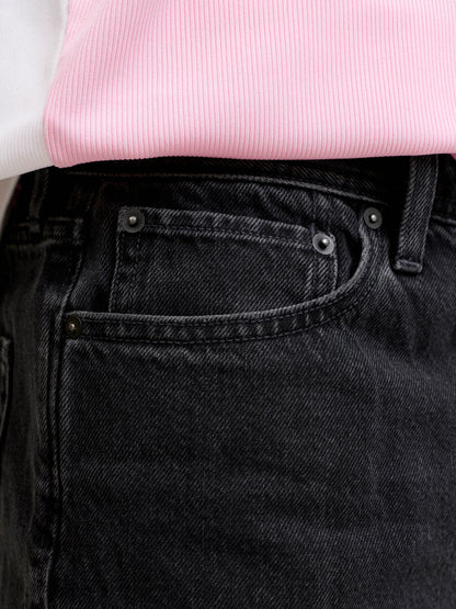 Μαύρη Denim Βερμούδα JJ