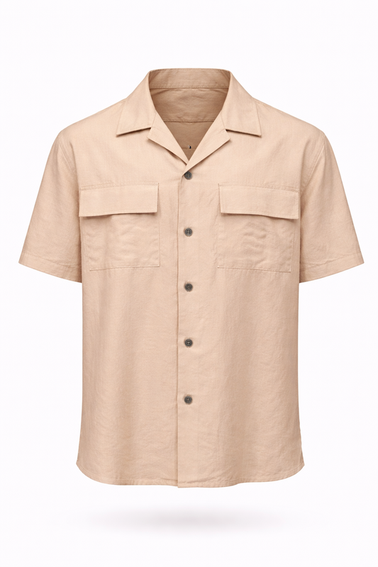 Κοντομάνικο Ιταλικό Minimal Πουκάμισο