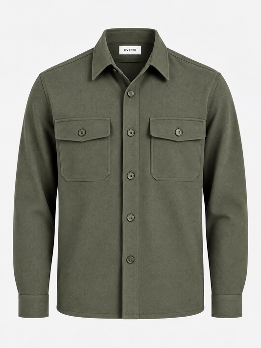 Minimal Overshirt Over D