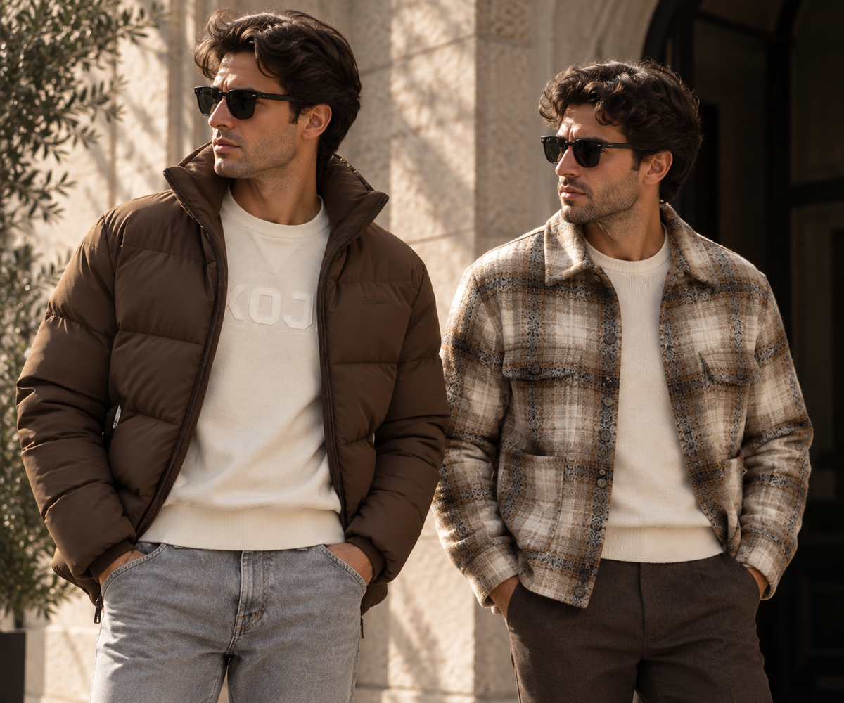 Ανδρικά μπουφάν και overshirts σε φθινοπωρινά looks | Mr HANDSOME